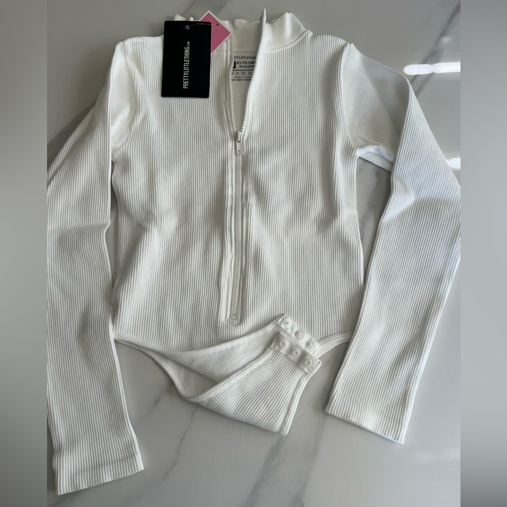 Prettylittlething White Bodysuit
